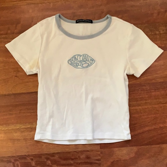Brandy Melville Tops - Brandy Melville “Don’t call me baby” Crop